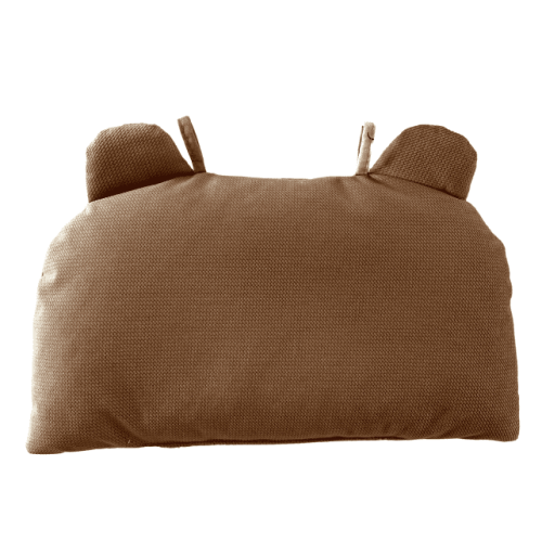 poduszka do wózka miś brązowa,miękka,z mocowaniem