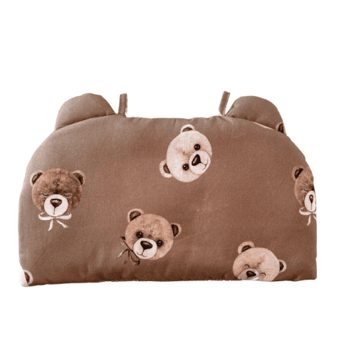 poduszka do wózka spacerówki brązowa,nie zsuwa się,z systemem mocującym