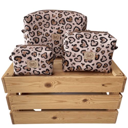 Zestaw kosmetyczek 3 szt w misie-kosmetyczki do wyprawki,domu i podróżne