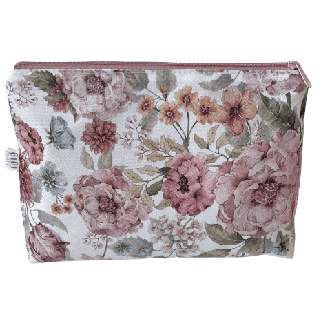 Kosmetyczka wodoodporna na zamek – usztywniona konstrukcja, idealna do przechowywania kosmetyków i akcesoriów