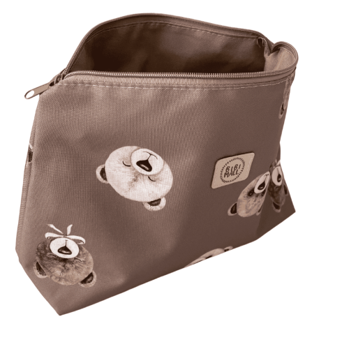 Pojemna kosmetyczka z zamkiem – wodoodporna, usztywniona, doskonała do codziennego użytku i na wyjazdy