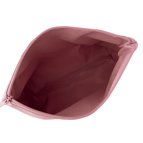 pojemna kosmetyczka na wyjazd różowa, wodoodporna