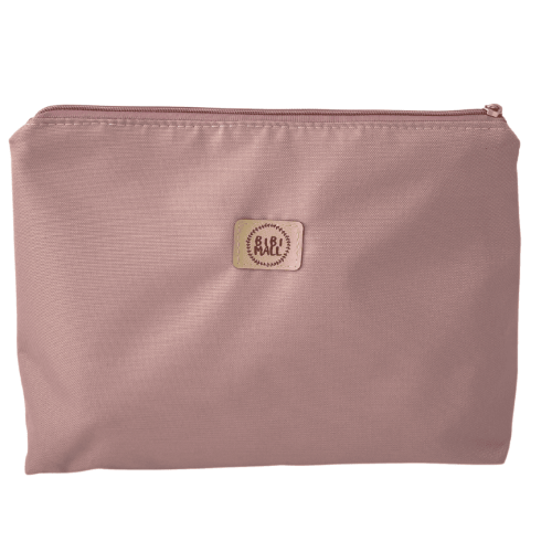 Kosmetyczka wodoodporna,duża,usztywnona-Różowa 