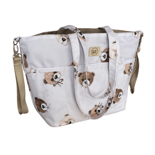 Torba do wózka dziecięcego w misie-6 kieszeni 