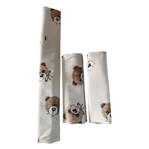 ochraniacze na pasy i pałąk do wózka w misie