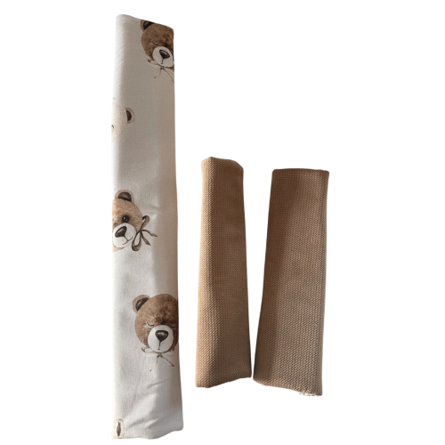 osłonki na pasy i pałąk do spacerówki