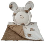 Komplet do gondoli dla niemowlaka beżowy w Misie