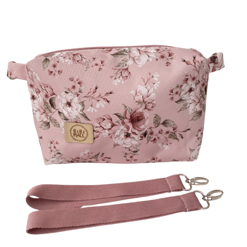 wodoodporna saszetka do wózka różowa