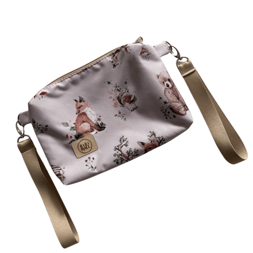 mini organizer, wodoodporna saszetka leśni