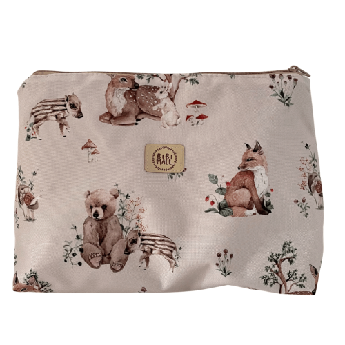 kosmetyczka beżowa duża