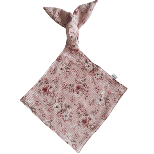 pieluszka muślinowa króliczek przytulanka dla noworodka