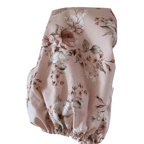 bawełniane prześcieradło różowe do wózka gondoli