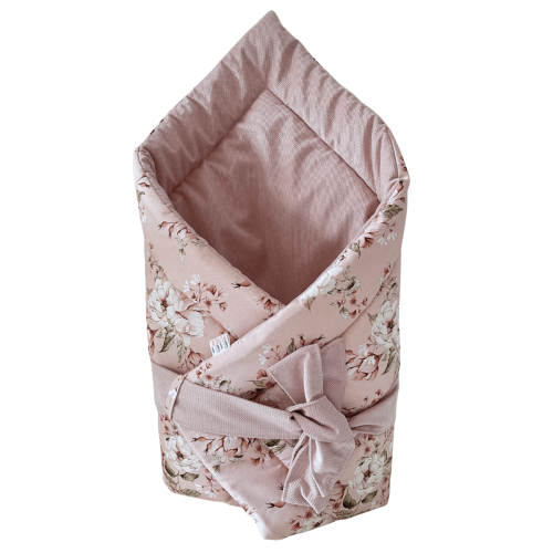 Rożek niemowlęcy bawełna i velvet-Blossom