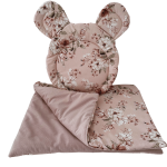 Komplet do gondoli dla niemowlaka z poduszką miś-Blossom 