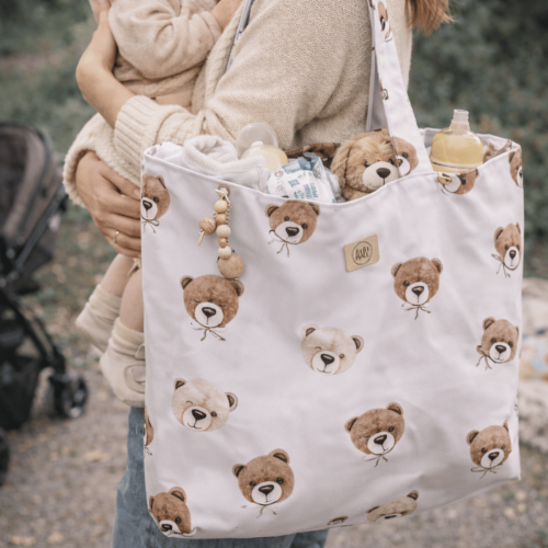 Torba zakupowa i na wyjścia z dzieckiem w misie