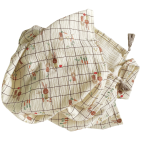 Otulacz muślinowy króliczki beż-lekki kocyk dla dziecka