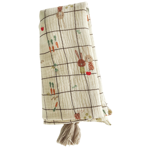 lekki otulacz dla niemowlaka muślinowy