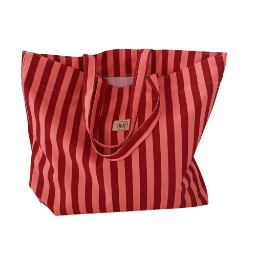 torba zakupowa shopper w paski
