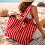 Torba shopper,worek plażowa w paski,na zakupy codzienna