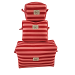 Zestaw kosmetyczek 3 sztuki paski–organizer do torby i wózka