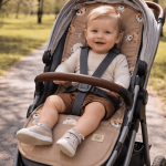 Wkładka do wózka spacerówki brązowa w Misie