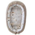 Kokon niemowlęcy bawełna i velvet-Mapa Świata