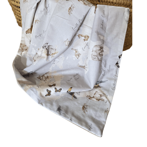 lekki kocyk dla niemowlaka 75x100