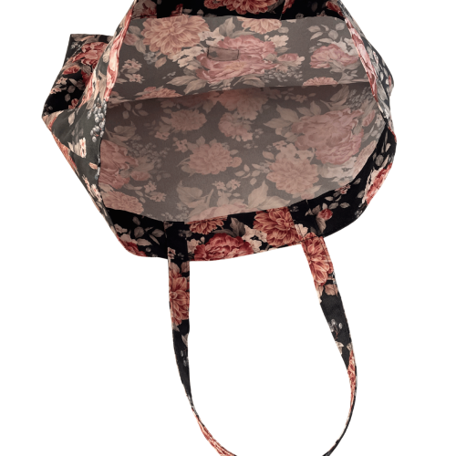 zakupowa torba w kwiaty