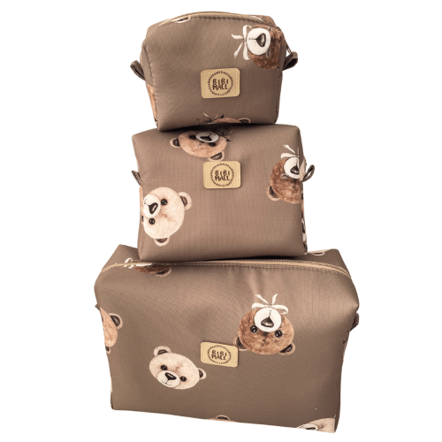 kosmetyczki w misie dla mamy i dziecka