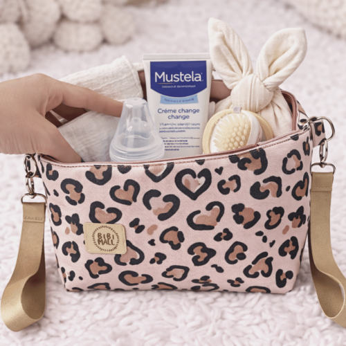 mini organizer do wózka panterka