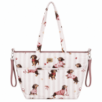 Torba do wózka shopper-Jamniczki róż
