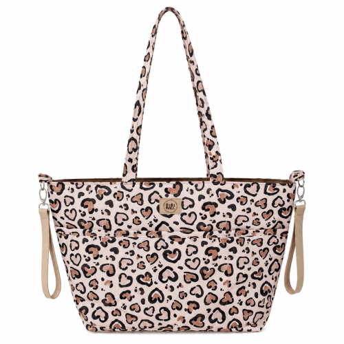 Torba do wózka shopper-Panterka beżowa