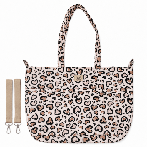 Torba do wózka dziecięcego Shopper Panterka z 6 praktycznymi kieszeniami